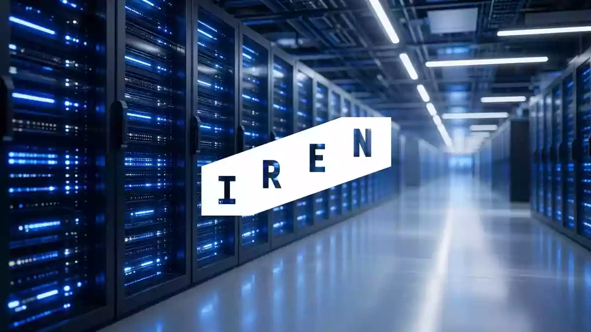IREN Rallies 5% as Industry Pushback Calms Data-Centre Jitters Illustration mit AI erstellt.