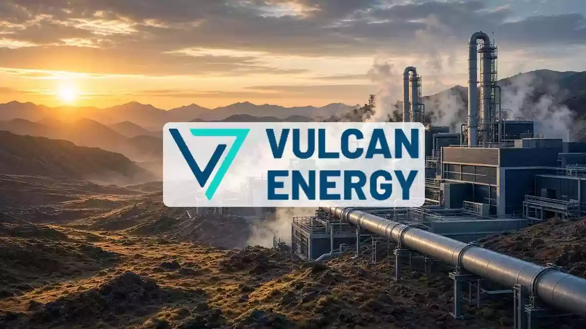 Vulcan Energy Illustration mit AI erstellt.