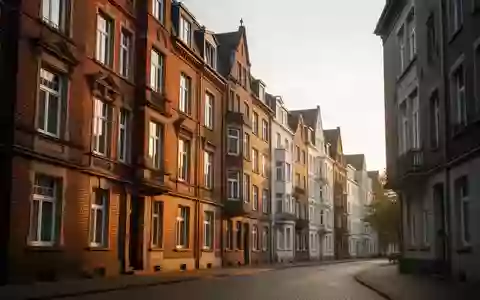 Eine ruhige Wohnstraße in einem Kölner Stadtviertel mit klassischen Wohngebäuden bei natürlichem Tageslicht. - Foto: über boerse-global.de