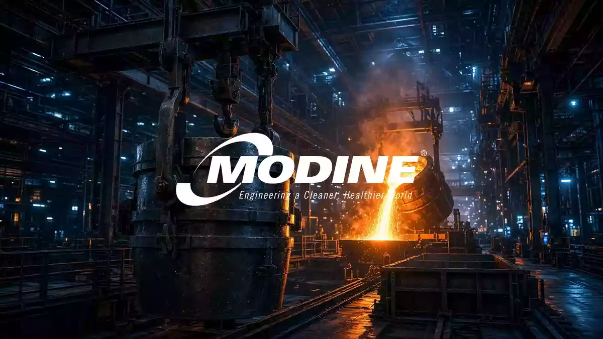 Moderne industrielle Wärmetauscher und Kühlsysteme in einer professionellen Fertigungsumgebung. Illustration mit AI erstellt.