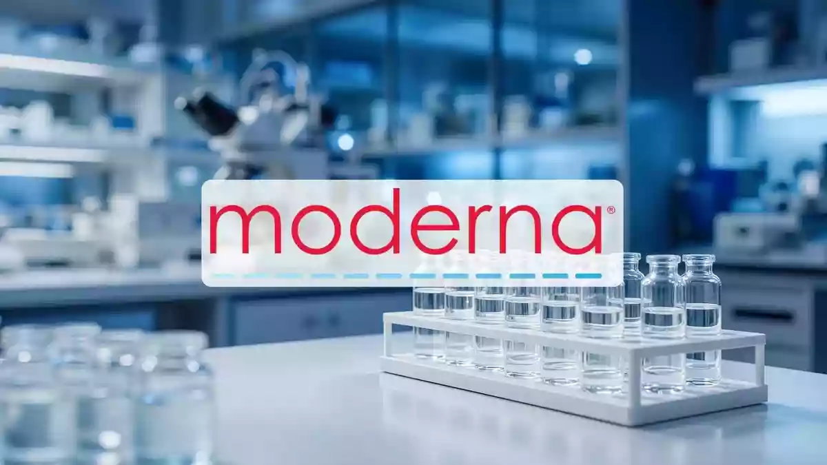 Moderna's Melanoma Win Is Real. William Blair's Downgrade Asks What Else Is Priced In. Illustration mit AI erstellt.