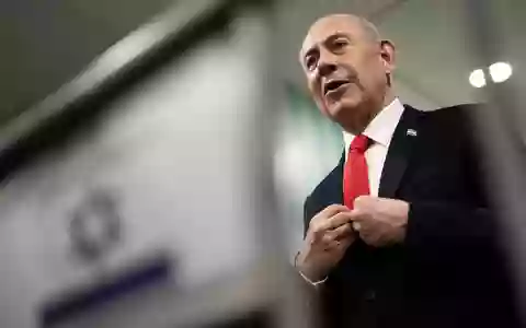 Laut Prognosen liegt Netanjahus Partei vorn.  - Foto: Jewel Samad/Pool AFP via AP/dpa