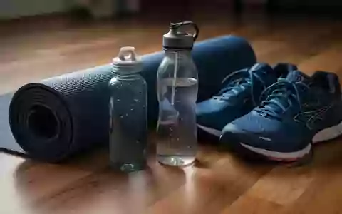 Symbolbild: Yogamatte, Trinkflasche und Laufschuhe - Foto: über boerse-global.de
