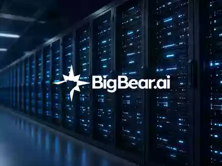 Abstrakte Darstellung eines modernen Hochleistungs-Rechenzentrums mit leuchtenden Server-Racks. - Foto: über boerse-global.de