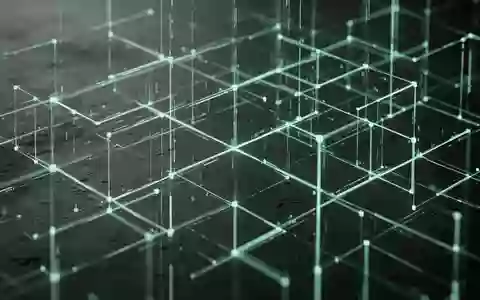 Abstraktes, leuchtendes geometrisches Gittermuster auf dunklem Hintergrund zur Darstellung digitaler Sicherheitsprozesse. - Foto: über boerse-global.de