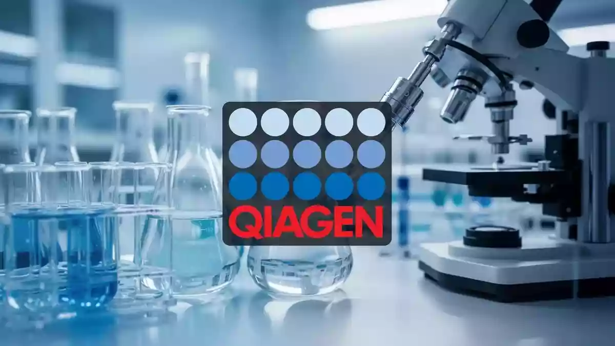 Citi Lifts Qiagen Target to $52 but Sticks With Neutral as EQT's €46.50 Bid Caps the Upside Illustration mit AI erstellt.