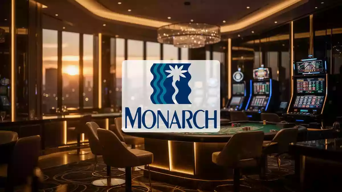 Luxuriöses Casino-Interieur mit eleganter Beleuchtung und gehobener Atmosphäre Illustration mit AI erstellt.