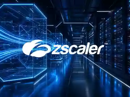 Abstrakte Darstellung von Cybersicherheit mit leuchtenden digitalen Netzwerken und Lichtspuren in einem Serverraum. - Foto: über boerse-global.de