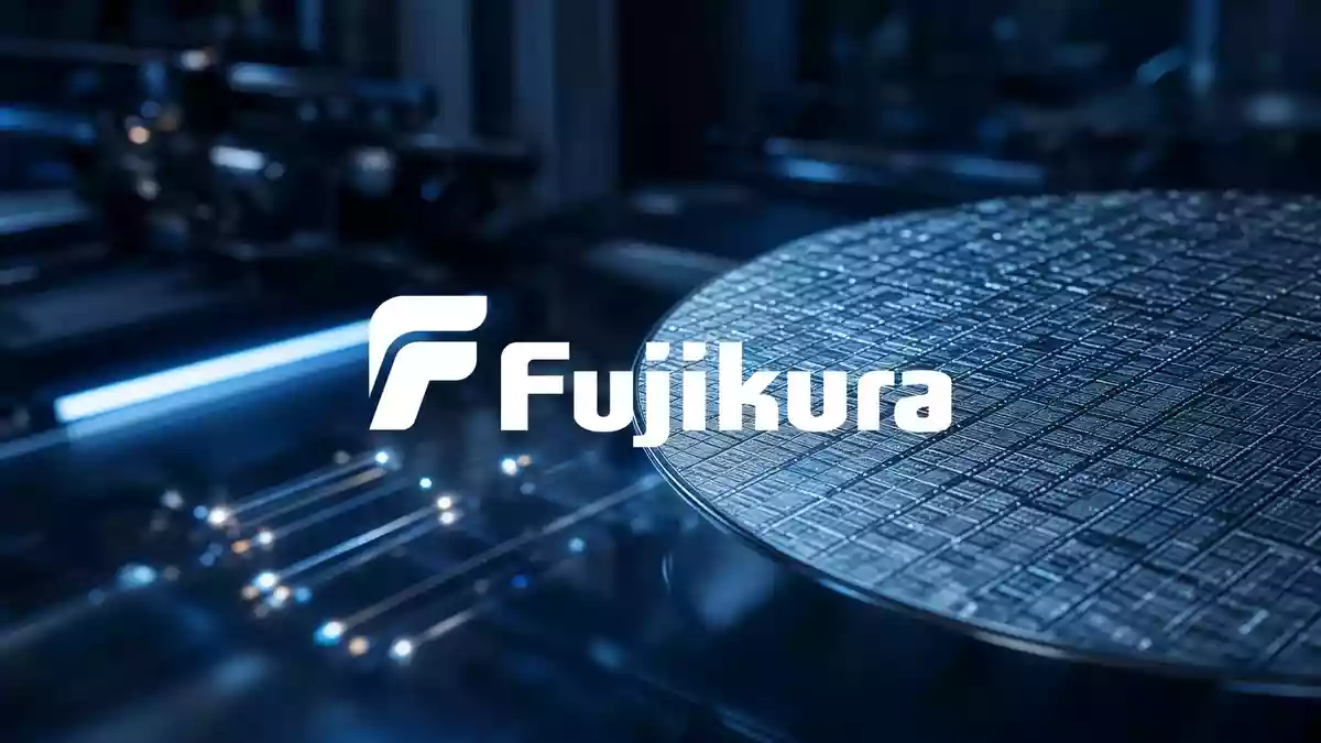 Abstrakte Darstellung moderner Industrietechnologie und Elektronikfertigung mit Fokus auf Lichtleitern und Schaltkreisen. Illustration mit AI erstellt.