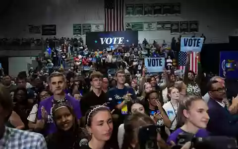 Der Wahlkampf in den USA biegt auf die Zielgerade ein: Nächsten Dienstag wird abgestimmt. (Archivbild) - Foto: Paul Sancya/AP/dpa