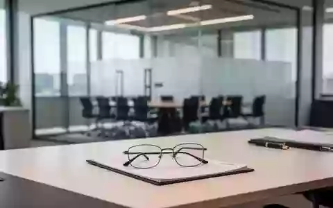 Ein moderner, aufgeräumter Finanzarbeitsplatz mit Notizblock und Brille in einem hellen Büro. - Foto: über boerse-global.de