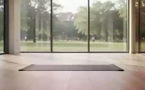 Ein heller, minimalistischer Übungsraum mit Holzboden und einer einzelnen Yogamatte in einer ruhigen Umgebung. - Foto: über boerse-global.de