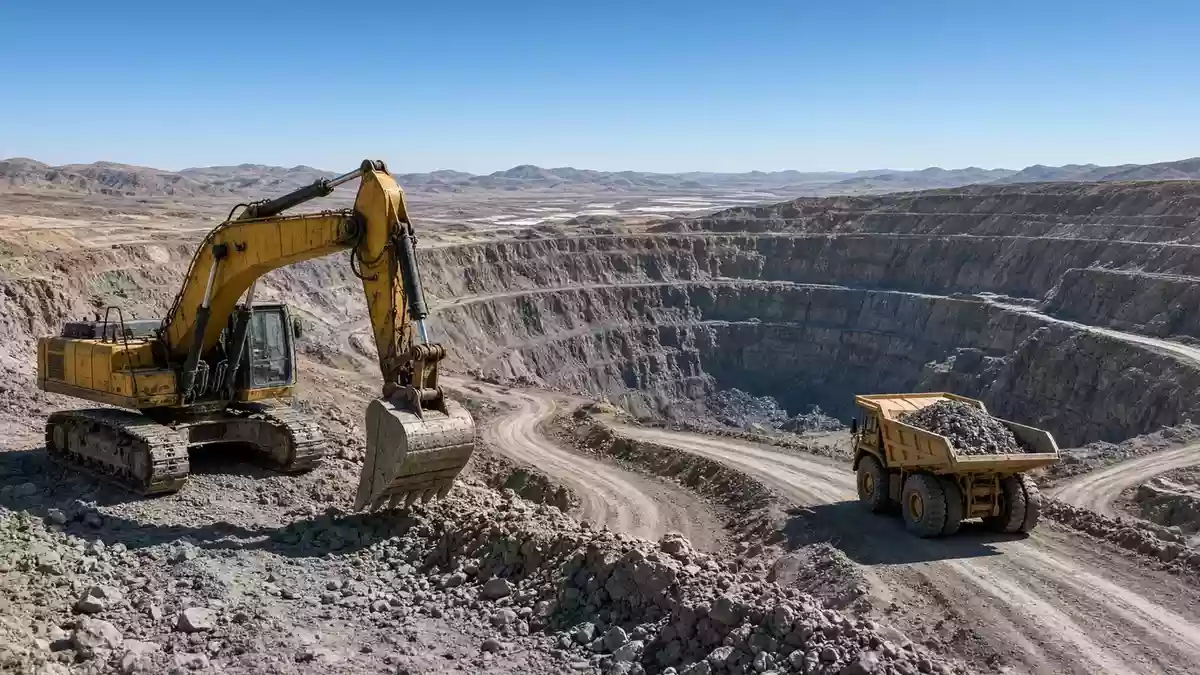 European Lithium Illustration mit AI erstellt.