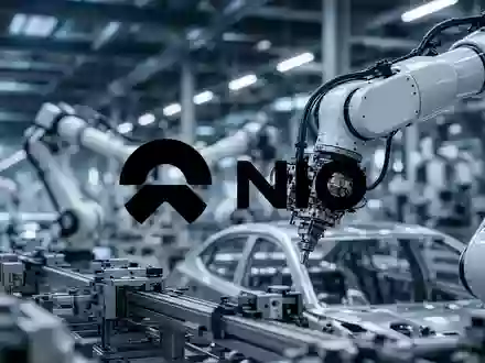 Moderne, automatisierte Produktionshalle einer Smart Factory mit robotergestützten Fertigungsprozessen. - Foto: über boerse-global.de