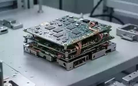 Nahaufnahme von unbestückten Leiterplatten und elektronischen Bauteilen auf einer Werkbank als Symbol für Hardware-Recycling. - Foto: über boerse-global.de