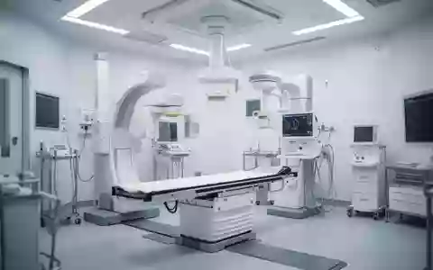 Ein klinischer Behandlungsraum mit medizinischer Bildgebungstechnik in einer sterilen, professionellen Umgebung. - Foto: über boerse-global.de