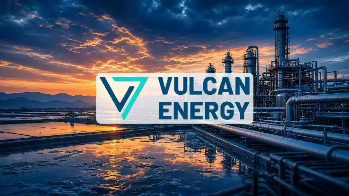 Vulcan Energy Illustration mit AI erstellt.