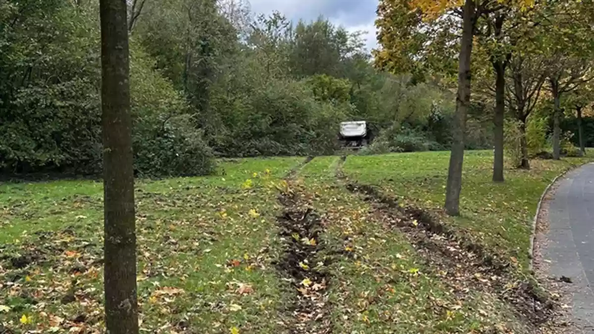 POL-HA: Lkw kommt von Fahrbahn ab und fährt in Wald - Bild: presseportal.de