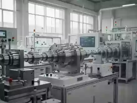 Moderne Industrieanlage für die Produktion von Magnetlegierungen in einer hellen Werkshalle. - Foto: über boerse-global.de