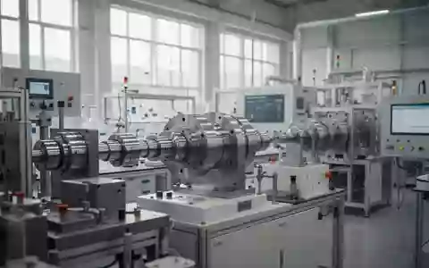 Moderne Industrieanlage für die Produktion von Magnetlegierungen in einer hellen Werkshalle. - Foto: über boerse-global.de