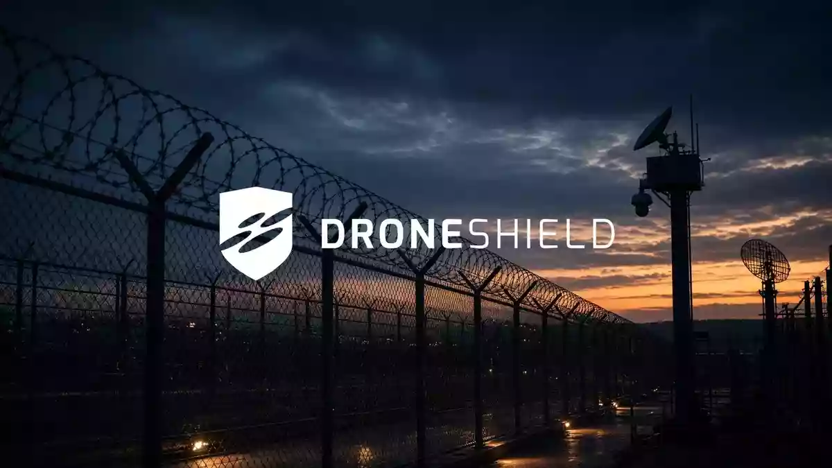 DroneShield Illustration mit AI erstellt.