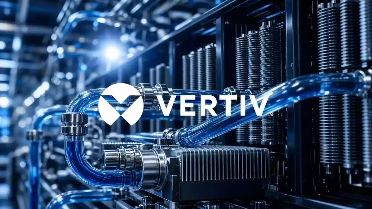 Vertiv Closes UtilityInnovation Deal With $1.15 Billion Still Riding on Results Illustration mit AI erstellt.