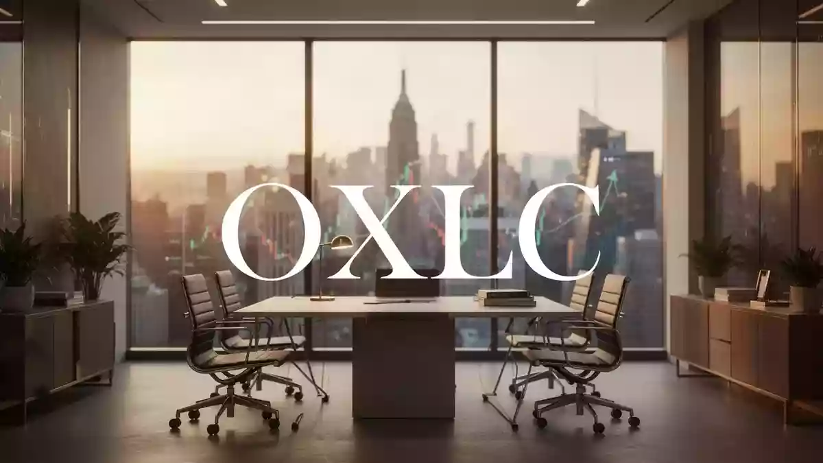 Oxford Lane Capital Illustration mit AI erstellt.