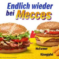 Endlich wieder bei Mecces: Der 1955® Burger und die Radios sind zurück bei McDonald's Deutschland! - Foto: presseportal.de