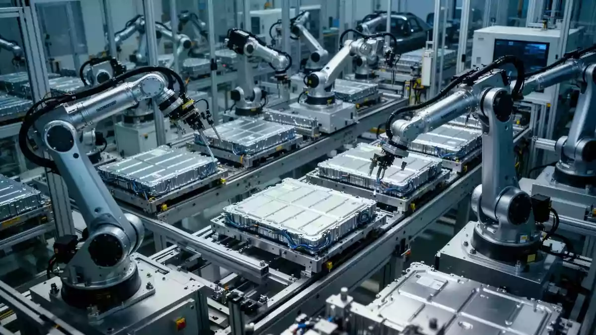CATL's Melbourne Storage Launch Collides With a Morgan Stanley Downgrade Illustration mit AI erstellt.