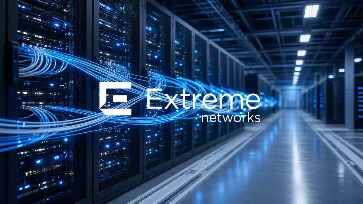 Moderne Glasfaserinfrastruktur und Server-Technologie in einem Rechenzentrum Illustration mit AI erstellt.
