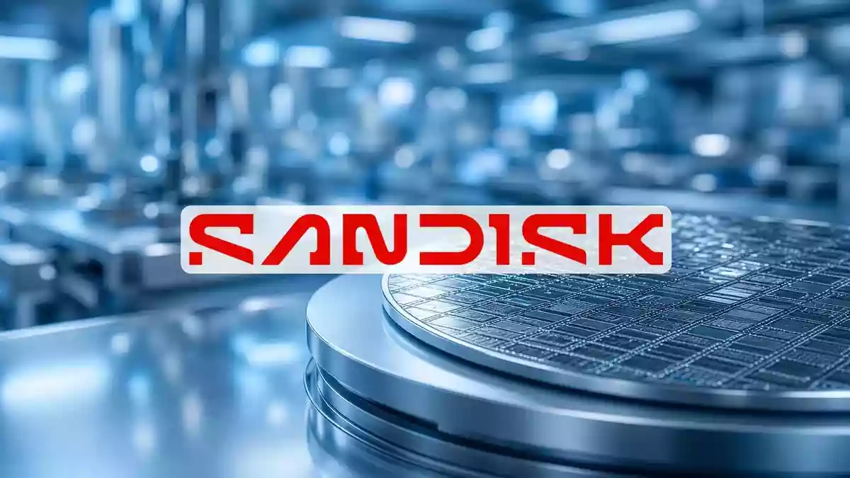 SanDisk Rides Two Sector Catalysts Into Its Own Earnings Test Illustration mit AI erstellt.
