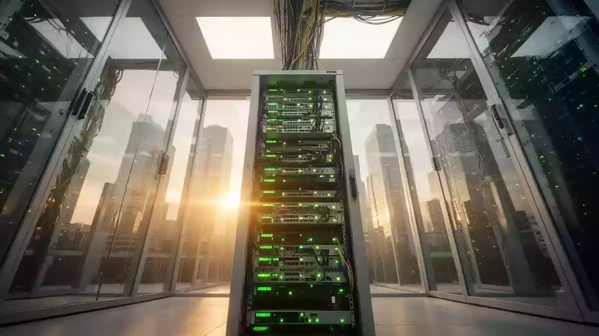 Extreme Networks Illustration mit AI erstellt.