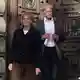Christina Block und ihr Lebensgefährte Gerhard Delling verlassen das Gerichtsgebäude. - Bild: Christian Charisius/dpa