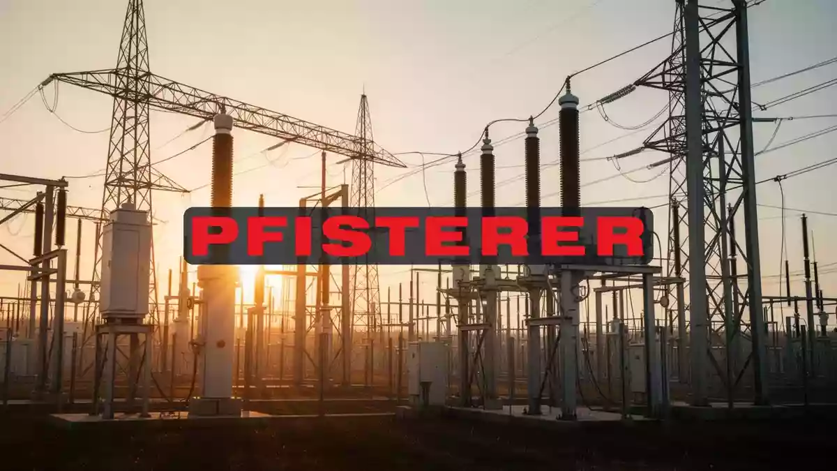 Abstrakte Darstellung nachhaltiger industrieller Infrastruktur mit goldenem Lichtglanz als Symbol für Exzellenz. Illustration mit AI erstellt.