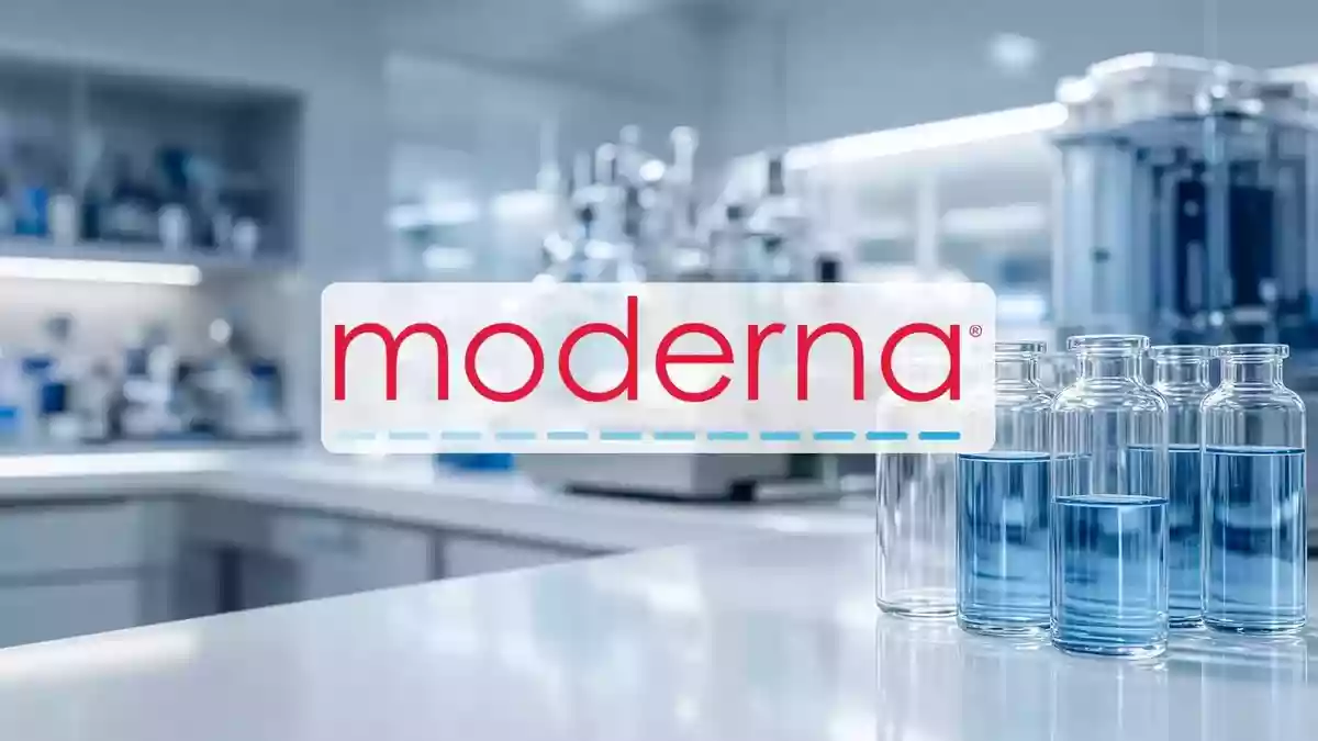 Moderna's Melanoma Data Are Solid. Wall Street Can't Agree What They're Worth. Illustration mit AI erstellt.