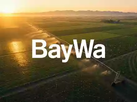 Moderne, digitalisierte Agrarlandschaft bei Sonnenuntergang als Symbol für technologischen Fortschritt in der Landwirtschaft - Foto: über boerse-global.de