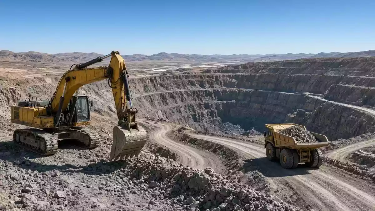 European Lithium Illustration mit AI erstellt.