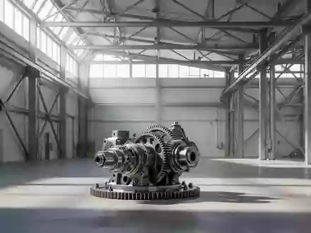 Eine moderne Industriehalle mit präzisen mechanischen Bauteilen in einer hellen, sauberen Produktionsumgebung. - Foto: über boerse-global.de