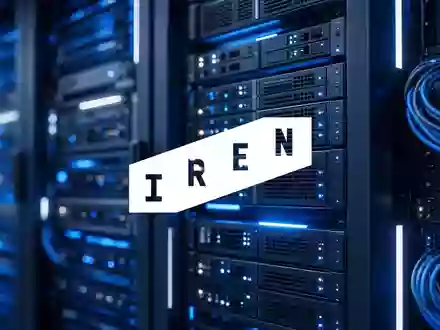 Hochmodernes Rechenzentrum mit Server-Racks in kühler, professioneller Beleuchtung als Symbol für Cloud-Infrastruktur. - Foto: über boerse-global.de