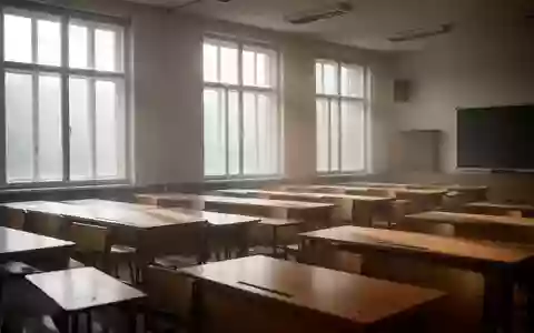 Ein leerer, sonnendurchfluteter Hörsaal in einer UniversitĂ€t mit minimalistischer Architektur und ruhiger AtmosphĂ€re. - Foto: ĂŒber boerse-global.de