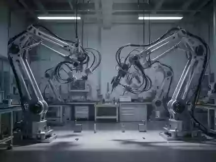 Ein hochmodernes Industrielabor mit mechanischen Armaturen und präzisen technischen Bauteilen in einer Werkstattumgebung. - Foto: über boerse-global.de