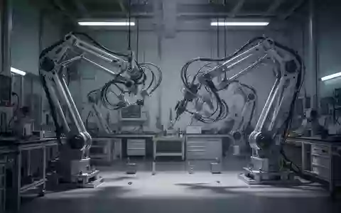 Ein hochmodernes Industrielabor mit mechanischen Armaturen und präzisen technischen Bauteilen in einer Werkstattumgebung. - Foto: über boerse-global.de