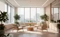 Ein heller, moderner Ruhebereich in einem Büro mit Pflanzen und natürlichem Tageslicht. - Foto: über boerse-global.de