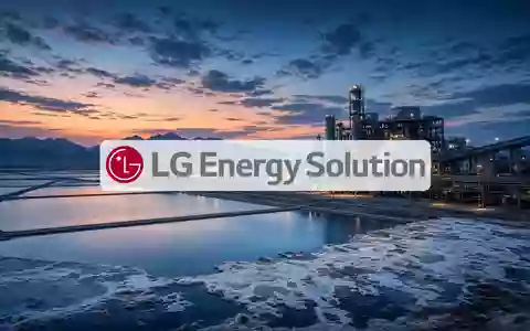 Moderne Batteriefabrik in bläulichem Licht als Symbol für die Energiebranche und Marktentwicklungen. - Foto: über boerse-global.de