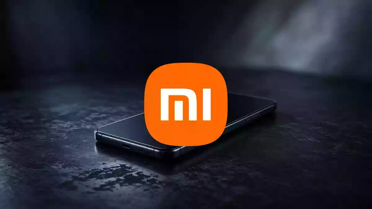 Ein modernes Smartphone auf einer dunklen, reflektierenden Oberfläche in einem minimalistischen, professionellen Studio. Illustration mit AI erstellt.