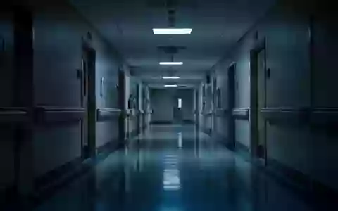 Ein leerer, ruhig beleuchteter Krankenhausflur mit spiegelnden Bodenflächen in einer klinischen Umgebung. - Foto: über boerse-global.de