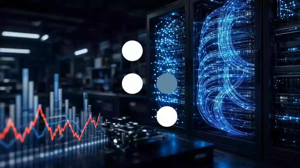 D-Wave Quantum Illustration mit AI erstellt.