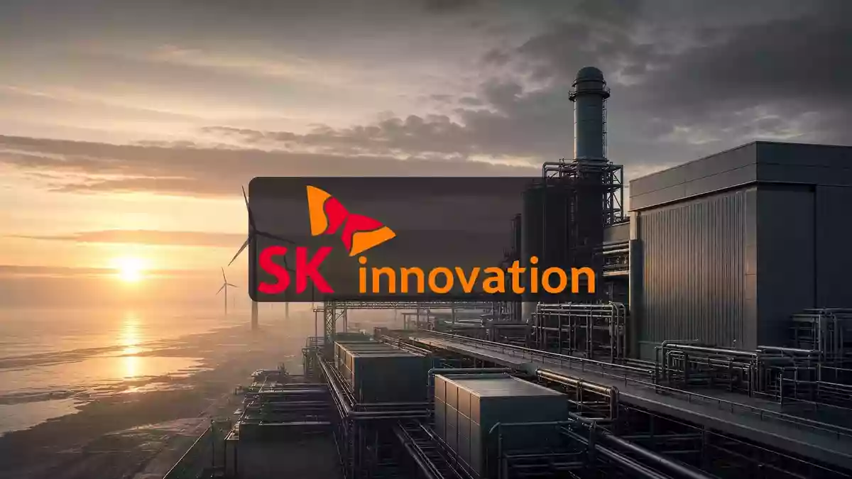 Industriekomplex bei Dämmerung als Symbol für Volatilität im Energiesektor Illustration mit AI erstellt.