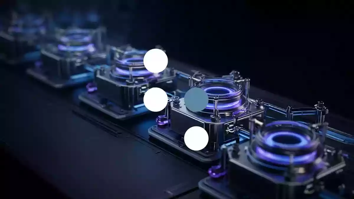 D-Wave Quantum Illustration mit AI erstellt.