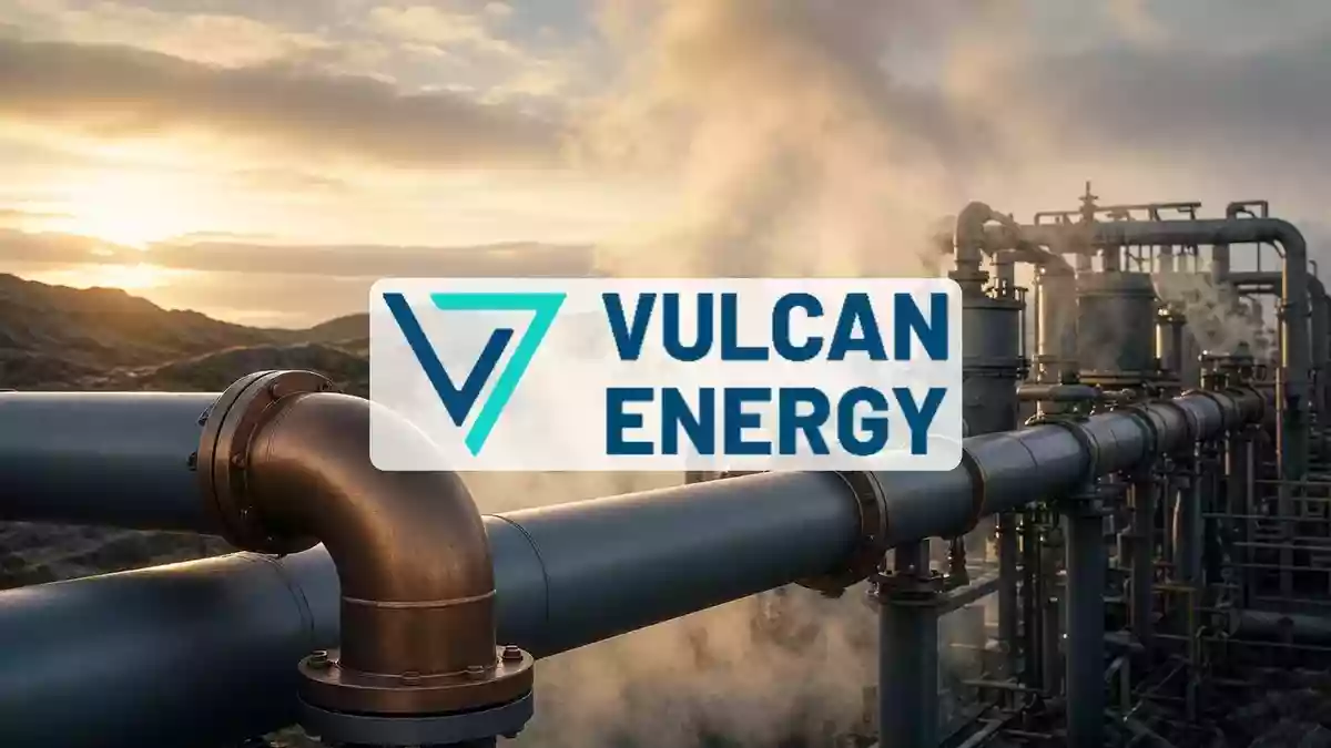 Vulcan Energy Illustration mit AI erstellt.